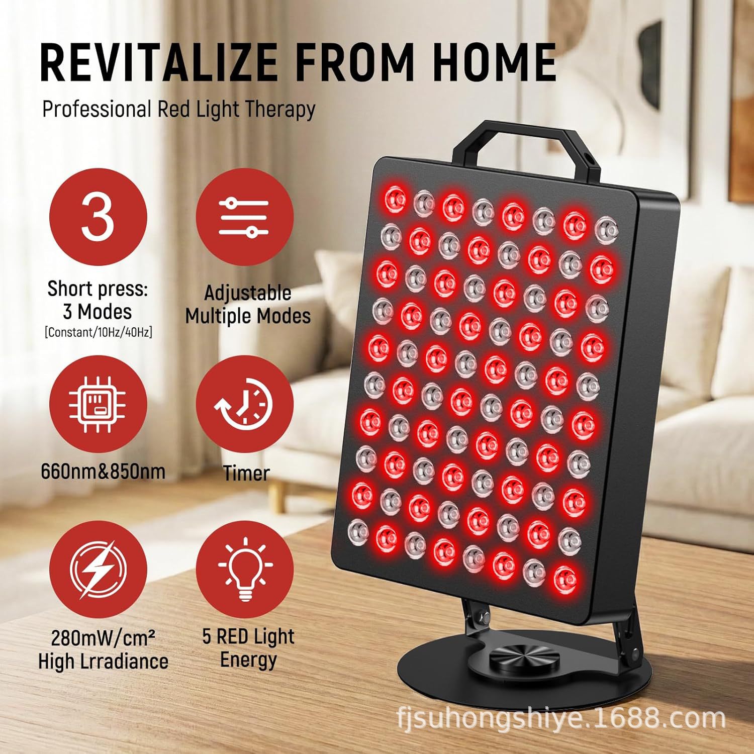 Galvanic Skin Sensor - SHINEKNOT 100W Beauty Salon Red Light