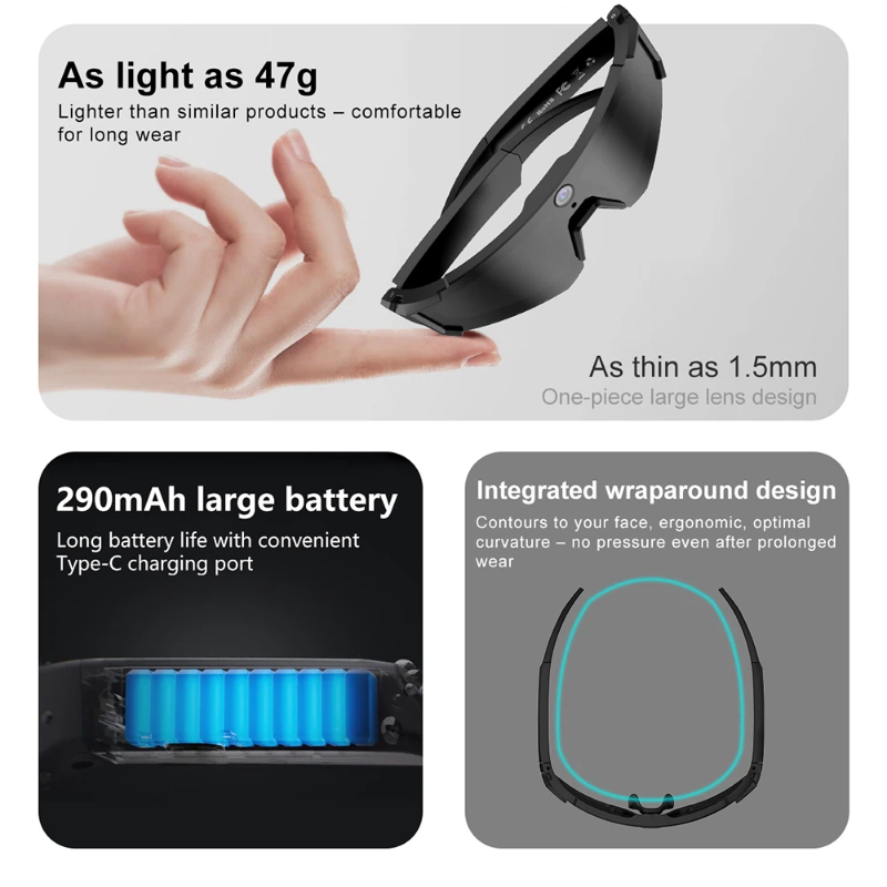 Oneplus Al Smart Glasses 8K Re - огляд і ціна Smart Glasses Lens