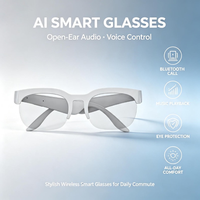 2026 Smart Audio Sunglasses Bl - огляд і ціна Smart Glasses Lens