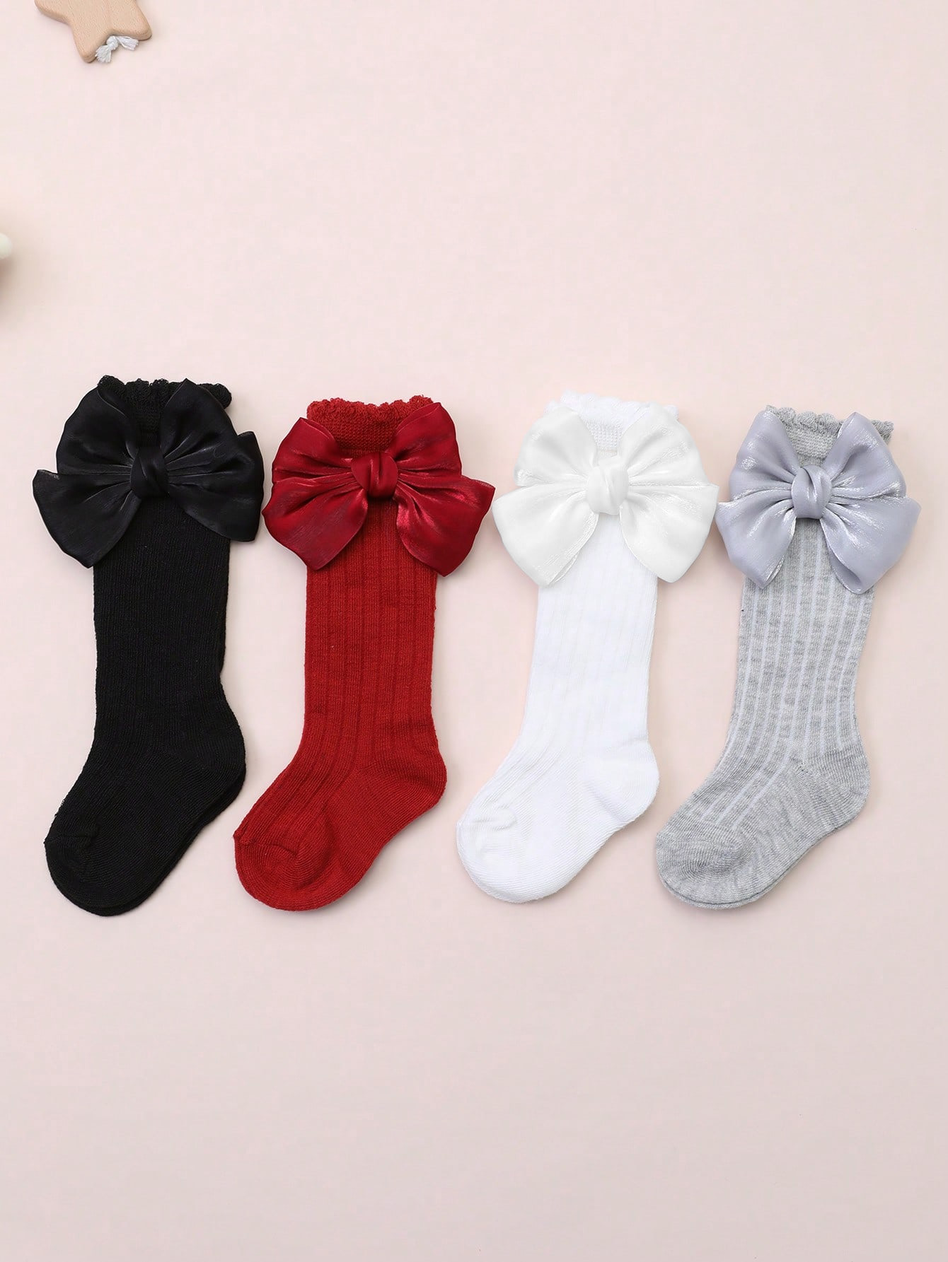 4 Pairs Baby Girls Socks with  - огляд і ціна Baby Sock Oximeter