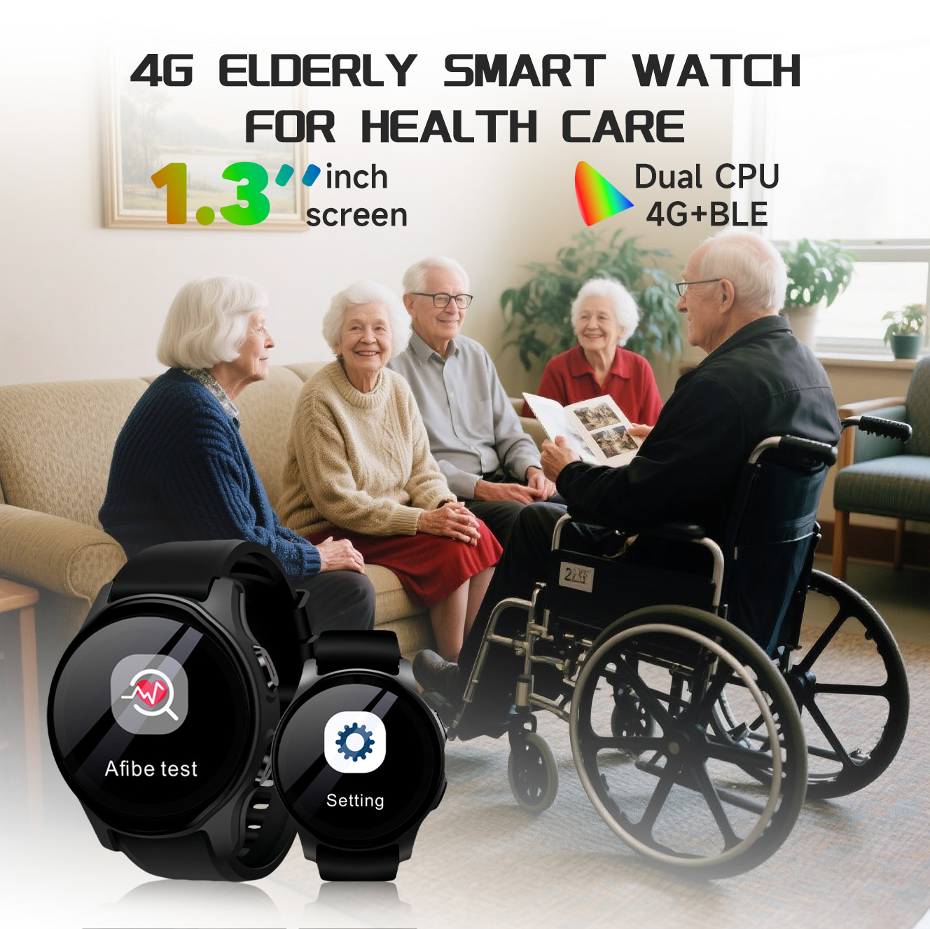 new 4G GPS Navigation Smart Wa - огляд і ціна Fall Detection Watch